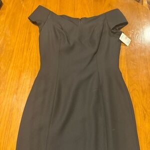 Elegant Off-Shoulder Black Mini Dress